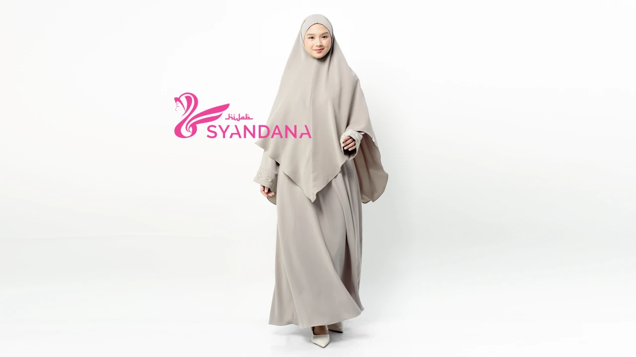 Abaya Mazen Anti UV Aksen Payet Eksklusif yang Mendominasi Tren Abaya 2026